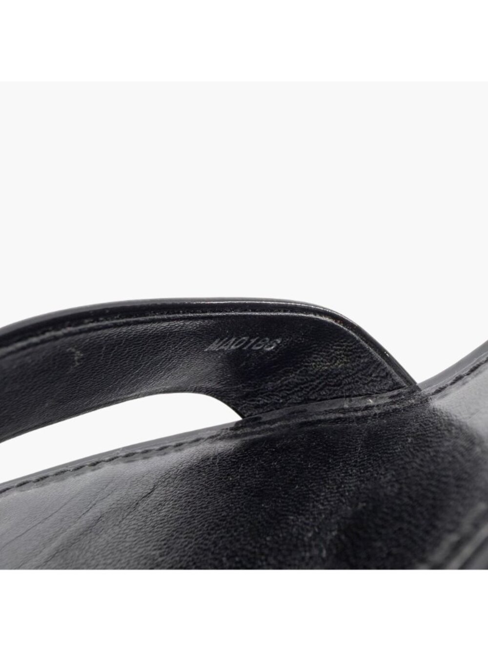 Louis Vuitton Silver Light LV Block Heel Sandals Black Patent Size 38.5 US 8.5 - Picture 15 of 15